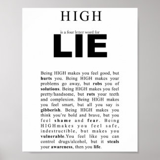 Poster propre et sobre