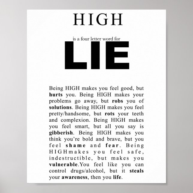 Poster propre et sobre (Devant)