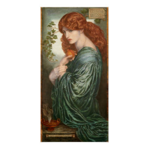 Poster Proserpine Dante Gabriel Rossetti brillant