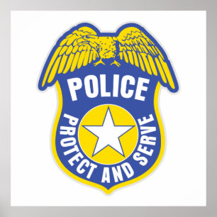 Poster Protection et service de l'insigne