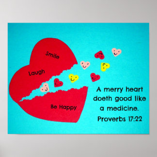 Poster Proverbes 17:22