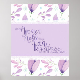 Poster Proverbes 31:29