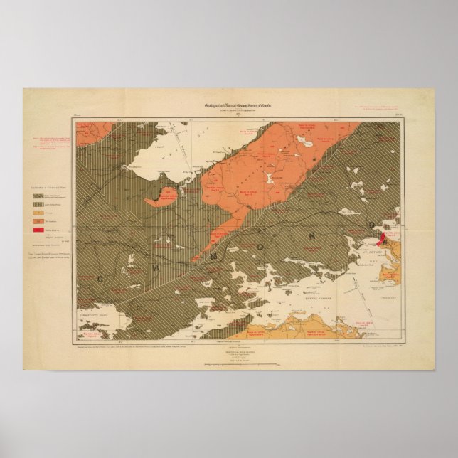 Poster Province de la Nouvelle-Écosse Île du Cap-Breton 3 (Devant)