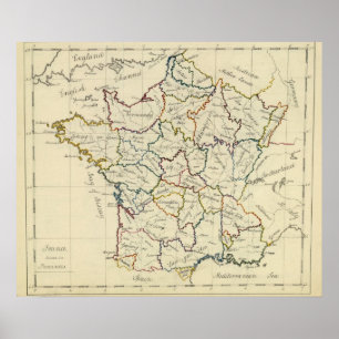 Poster provinces de France