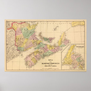 Poster Provinces maritimes