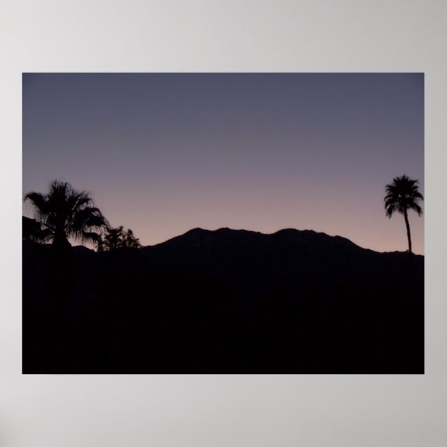 Poster PS, je t'aime, Palm Springs, Montagnes (Devant)