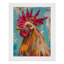 PS Nature Designs, Colorful BoHo Rooster
