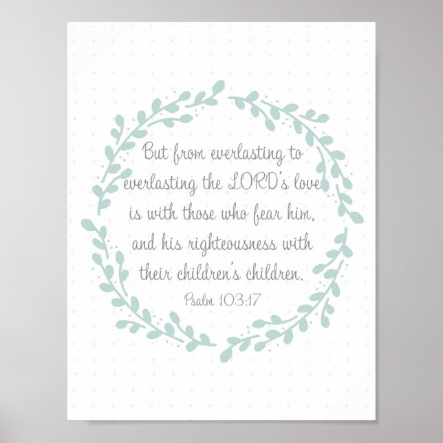 Poster Psalm 103 (Devant)