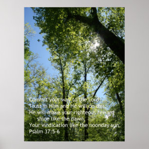 Poster Psalm 37