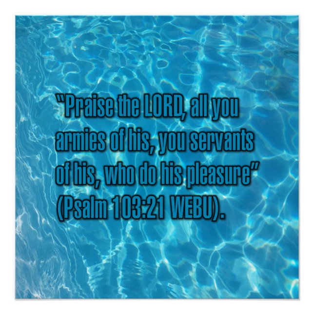 Poster Psaume 103:21 WEBU (Devant)
