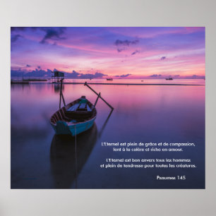 Poster .. Psaume 145 Purple Serene