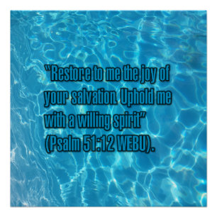 Poster Psaume 51:12 WEBU