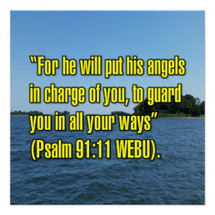 Poster Psaume 91:11 WEBU