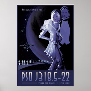 Poster PSO J318.5-22 - Là où la vie nocturne ne finit