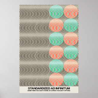 Poster Psychedelia Standard Ad Infinitum