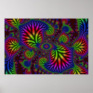 Poster Psychedelic Garden