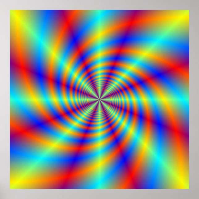Poster Psychedelic Whirl (Devant)