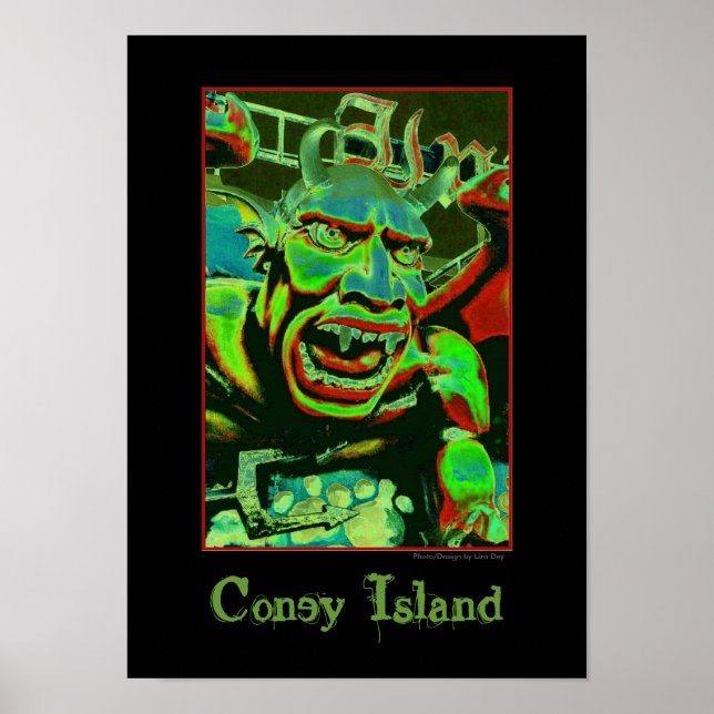 Poster psychédélique de l'Enfer de Dante (Devant)