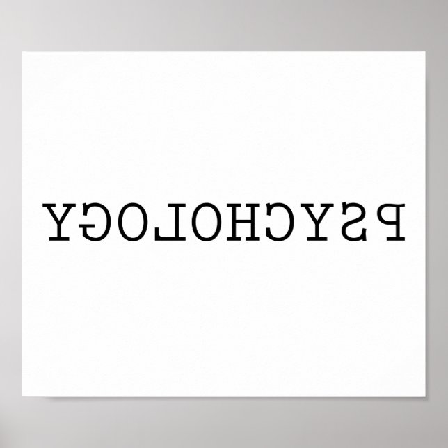 Poster Psychologie inverse (Devant)