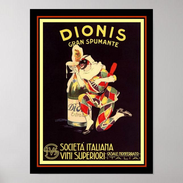 Poster publicitaire Dionis Gran Spumante Vintage 1 (Devant)