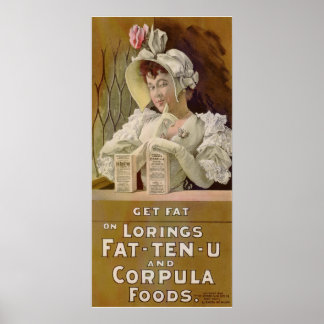 Poster publicitaire pour obtenir des comprimés d'a