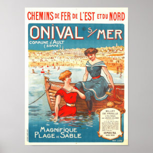 Poster publicitaire Vintage voyage