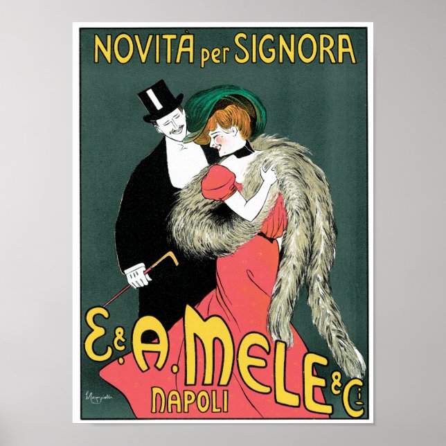 Poster Publicité Art Nouveau (Devant)