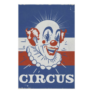 Poster Publicité de cirque vintage