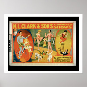 Poster Publicité pour 'les plus grands artistes de fil W