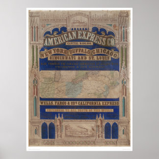 Poster Publicité pour l'Express californien (2546A)