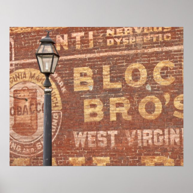 Poster Publicité sur le côté de l'immeuble (Devant)