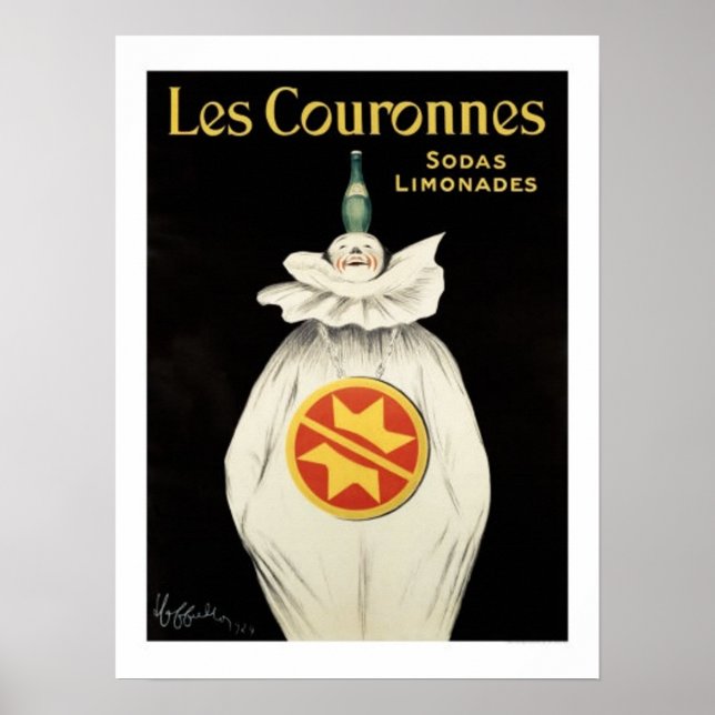 Poster Publicité vintage de soda à la citronnade (Devant)