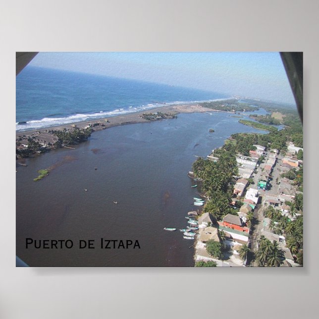 Poster Puerto de Iztapa (Devant)