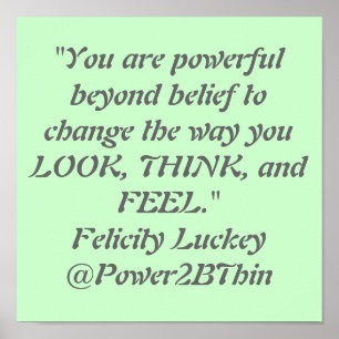 Poster Puissant au-delà de la croyance