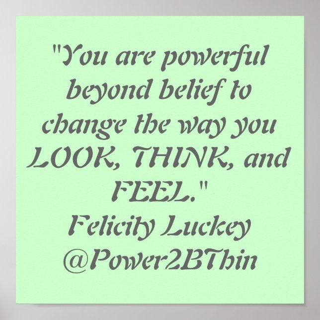 Poster Puissant au-delà de la croyance (Devant)