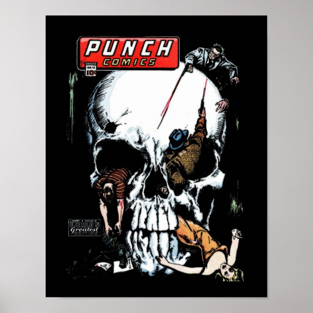 Poster Punch Comics #12 Cover Art (Devant)