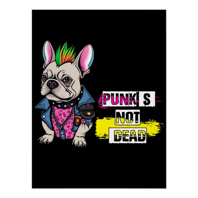 Poster Punk n'est pas mort (Devant)