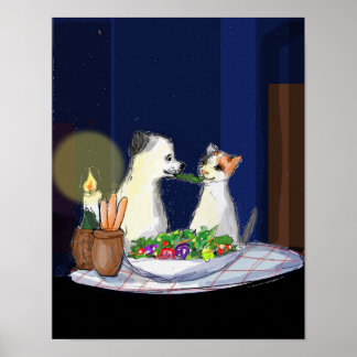 Poster Puppy and Blossom