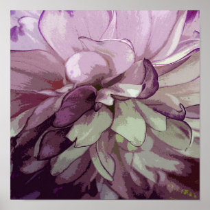Poster Purple Dahlia