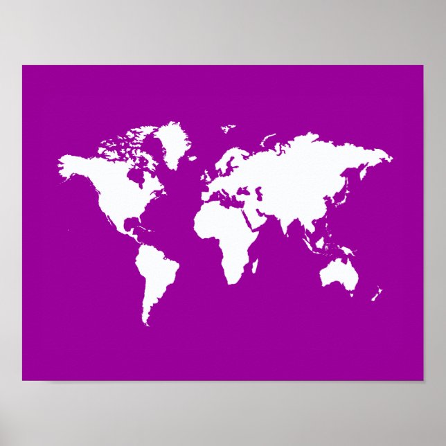 Poster Purple Elegant World (Devant)