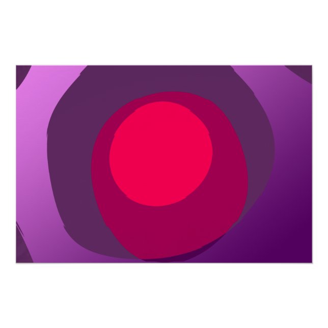 Poster Purple Et Rose 6078 (Devant)