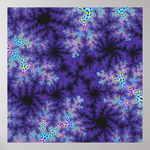 Poster Purple Pastel Speckle
