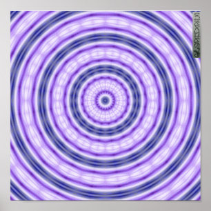 Poster Purple Spiral
