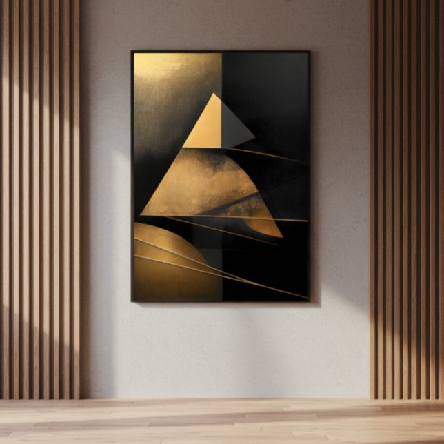 Poster Pyramide rétro du temps (Créateur téléchargé)