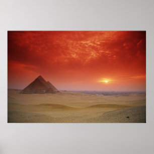 Poster Pyramides de l'Egypte par le Stargate