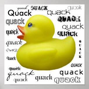 Poster Quack Quack Duckie