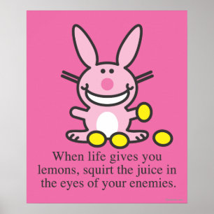 Poster Quand La Vie Vous Donne Des Citrons
