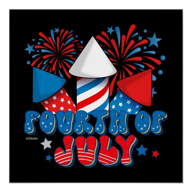 Poster quatre juillet (Devant)