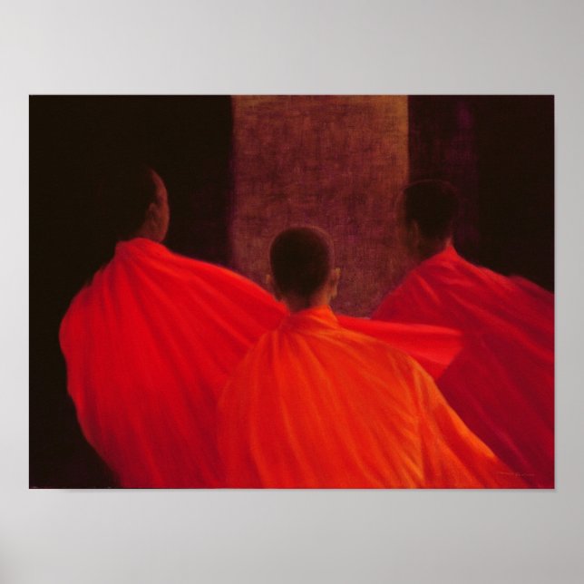 Poster Quatre moines (Devant)