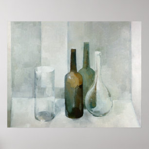 Poster Quatre objets en verre